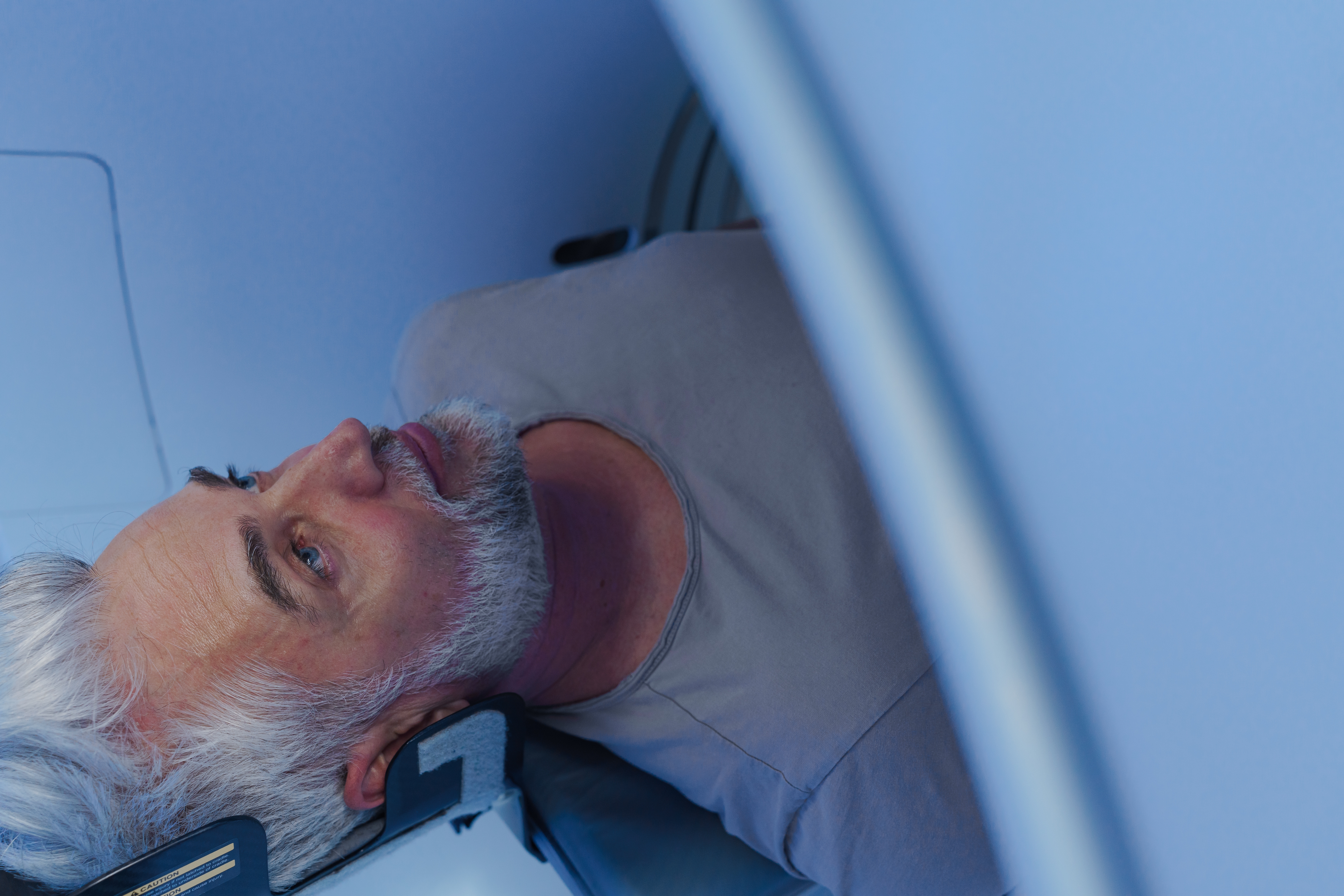 Male,Patient,Undergoing,Ct,Scan,Examination,In,Hospital.